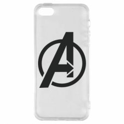 Чохол для iphone 5/5S/SE Сaptain Аmerica logo - PrintSalon