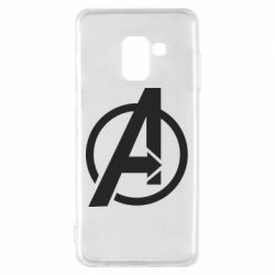 Чохол для Samsung A8 2018 Сaptain Аmerica logo - PrintSalon