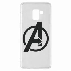 Чохол для Samsung A8+ 2018 Сaptain Аmerica logo - PrintSalon