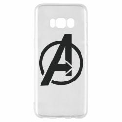 Чохол для Samsung S8 Сaptain Аmerica logo - PrintSalon