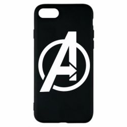 Чохол для iPhone 8 Сaptain Аmerica logo - PrintSalon