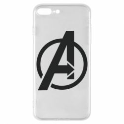 Чохол для iPhone 8 Plus Сaptain Аmerica logo - PrintSalon