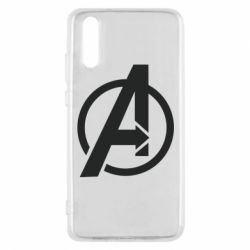 Чохол для Huawei P20 Сaptain Аmerica logo - PrintSalon