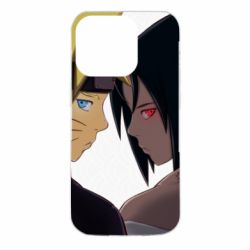 Чохол для iPhone 14 Pro Sasuke with Naruto - PrintSalon