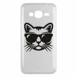 Чохол для Samsung J3 2016 Сat in sunglasses