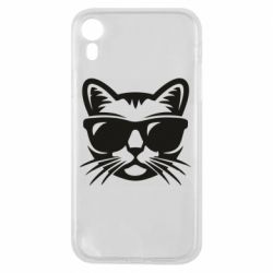 Чохол для iPhone XR Сat in sunglasses - PrintSalon