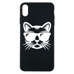 Чохол для iPhone Xs Max Сat in sunglasses