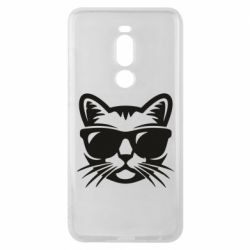Чохол для Meizu Note 8 Сat in sunglasses