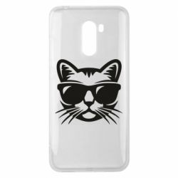 Чохол для Xiaomi Pocophone F1 Сat in sunglasses - PrintSalon