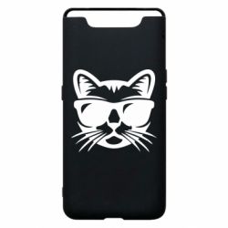 Чохол для Samsung A80 Сat in sunglasses - PrintSalon