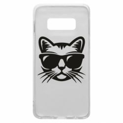 Чохол для Samsung S10e Сat in sunglasses