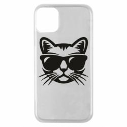 Чохол для iPhone 11 Pro Сat in sunglasses - PrintSalon
