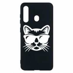 Чохол для Samsung M40 Сat in sunglasses - PrintSalon