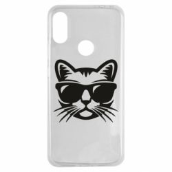 Чохол для Xiaomi Redmi Note 7 Сat in sunglasses