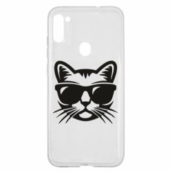 Чохол для Samsung A11 / M11 Сat in sunglasses - PrintSalon