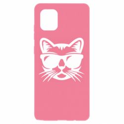 Чохол для Samsung Note 10 Lite Сat in sunglasses - PrintSalon