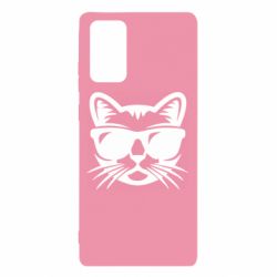 Чохол для Samsung Note 20 Сat in sunglasses