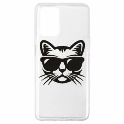 Чохол для Oppo A74 4G Сat in sunglasses - PrintSalon