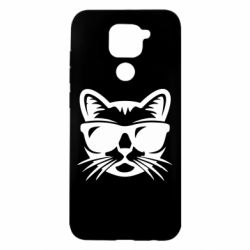 Чохол для Xiaomi Redmi Note 9 / Redmi 10X Сat in sunglasses