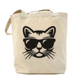 Торба Сat in sunglasses - PrintSalon