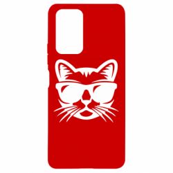 Чохол для Xiaomi Redmi Note 10 Pro Сat in sunglasses