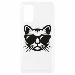 Чохол для Realme 7 Pro Сat in sunglasses