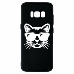 Чохол для Samsung S8 Сat in sunglasses