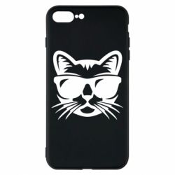 Чохол для iPhone 8 Plus Сat in sunglasses - PrintSalon