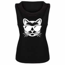 Майка жіноча Сat in sunglasses