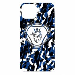 Чохол для iPhone 14 Scania logo and grunge - PrintSalon