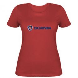 Женская футболка Scania Logo - PrintSalon