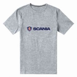 Мужская футболка премиум Scania Logo - PrintSalon