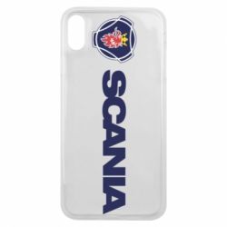Чехол для iPhone Xs Max Scania Logo - PrintSalon