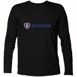 Футболка с длинным рукавом Scania Logo - PrintSalon