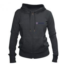 Женское худи на молнии Scania Logo - PrintSalon