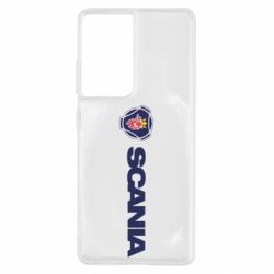 Чехол для Samsung S21 Ultra Scania Logo - PrintSalon
