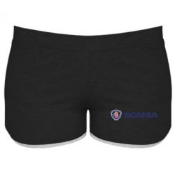 Женские шорты Scania Logo - PrintSalon