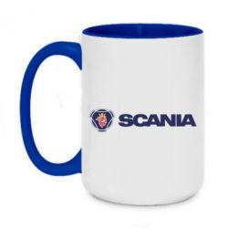 Чашка двухцветная 420ml Scania Logo - PrintSalon