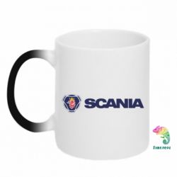 Чашка-хамелеон Scania Logo - PrintSalon