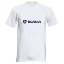 Мужская футболка для спорта Scania Logo - PrintSalon