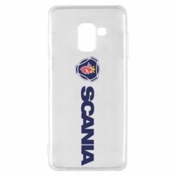 Чехол для Samsung A8 2018 Scania Logo - PrintSalon