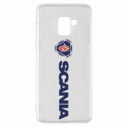 Чехол для Samsung A8+ 2018 Scania Logo - PrintSalon