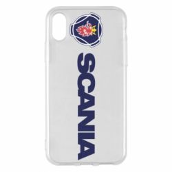 Чехол для iPhone X/Xs Scania Logo - PrintSalon