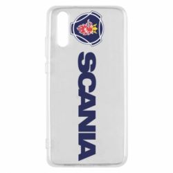 Чехол для Huawei P20 Scania Logo - PrintSalon