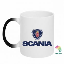 Чашка-хамелеон Scania - PrintSalon
