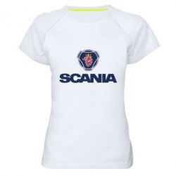 Женская футболка для спорта Scania - PrintSalon