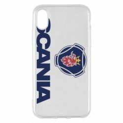 Чехол для iPhone X/Xs Scania - PrintSalon