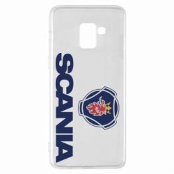 Чехол для Samsung A8+ 2018 Scania - PrintSalon