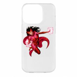 Чохол для iPhone 14 Pro Scarlet Witch comic art - PrintSalon