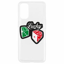 Чехол для Oppo Reno 4 Счастливчик-PrintSalon Чехол для Oppo Reno 4 Счастливчик